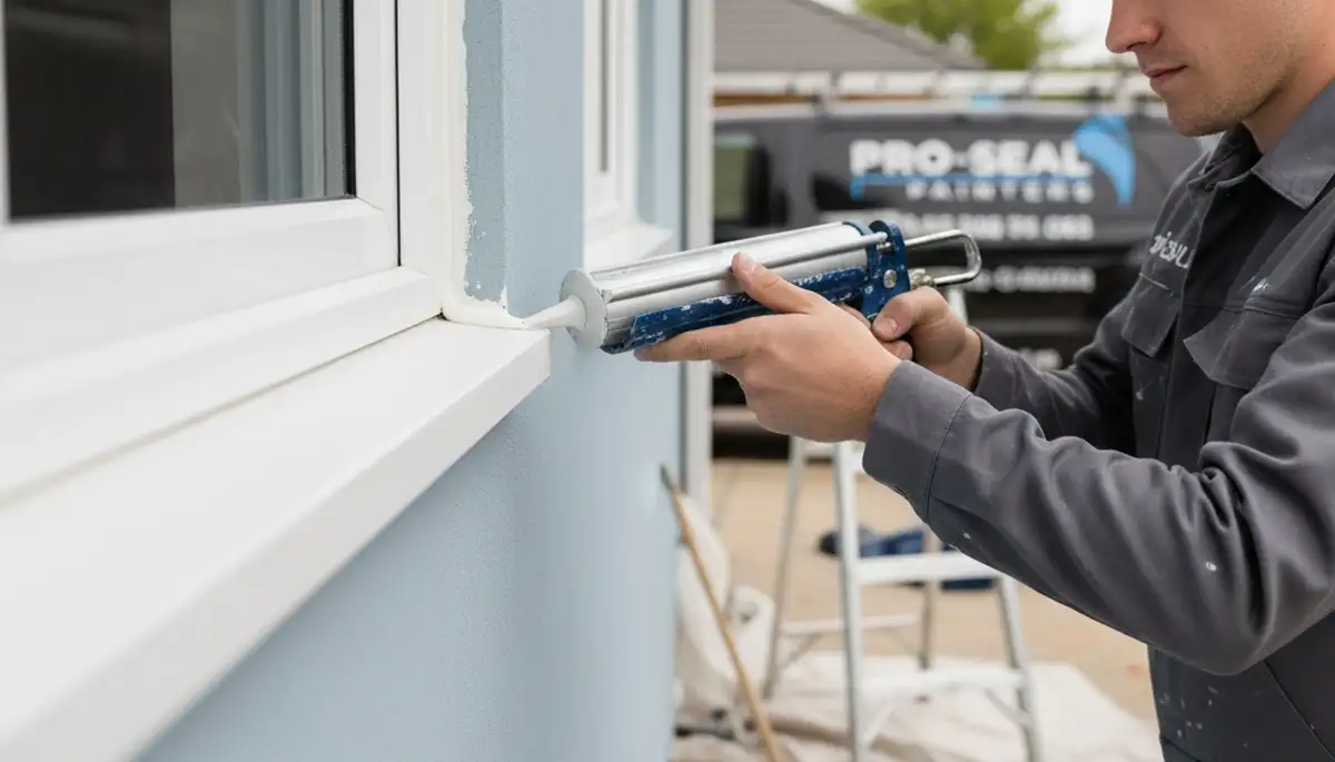Professional caulking and sealing service on home exterior in Berkeley, CA by expert house painters