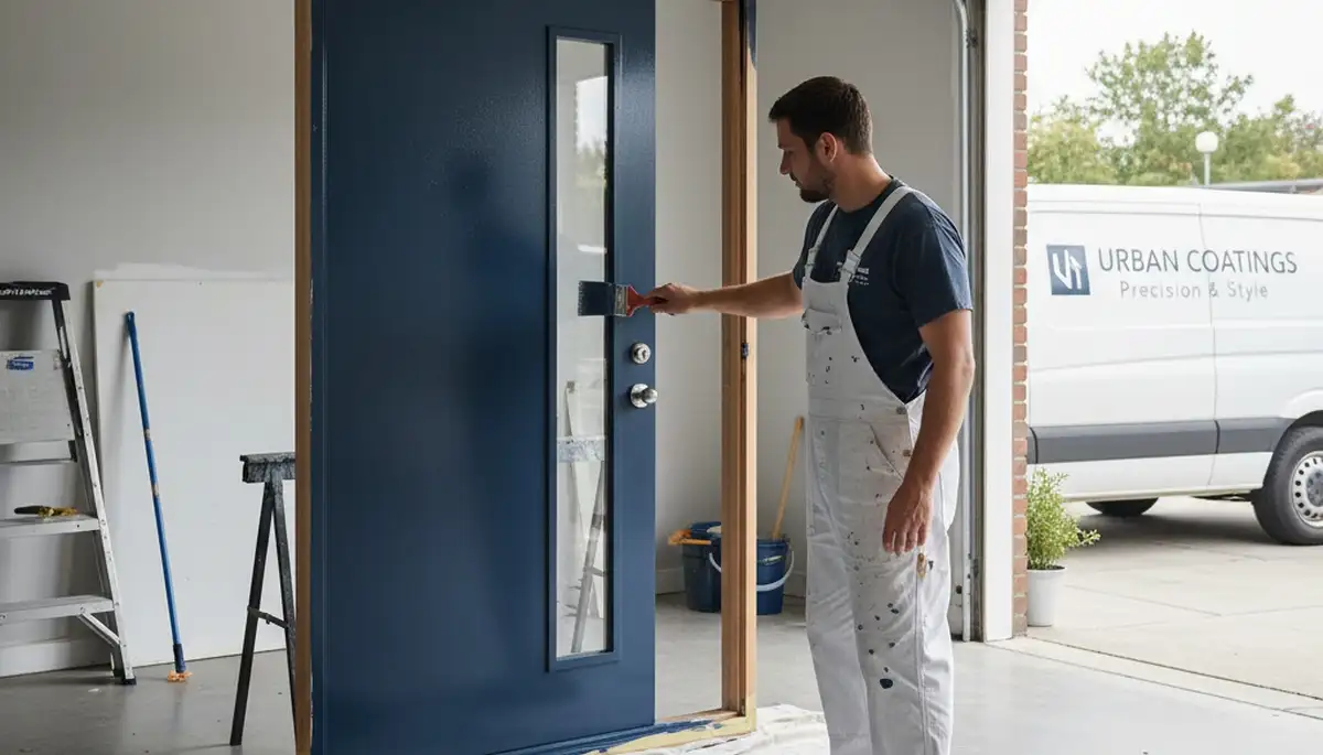 Professional door painting service in Berkeley, CA by expert house painters