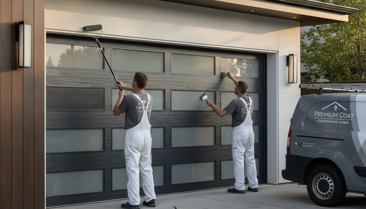Professional garage door painting in Berkeley, CA by expert house painters for lasting curb appeal