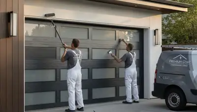 Professional garage door painting in Berkeley, CA by expert house painters for lasting curb appeal