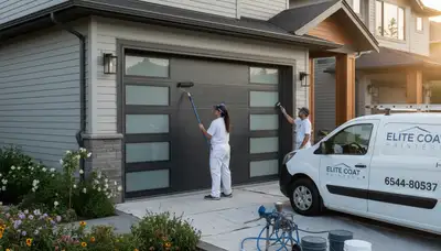 Professional garage door painting in Berkeley, CA by expert house painters for lasting curb appeal