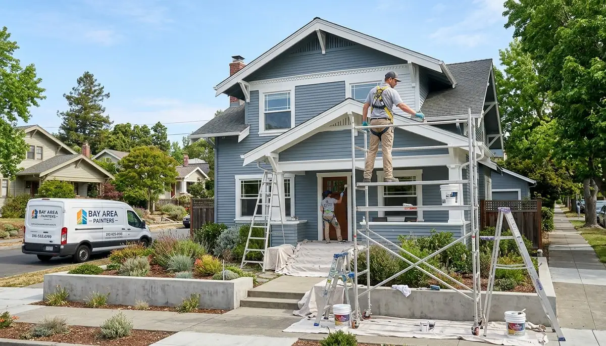Professional house painters in Berkeley CA providing expert residential exterior painting services