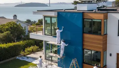 House painters in Berkeley, CA providing professional exterior painting services