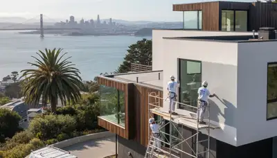Berkeley, CA house painters providing professional interior and exterior painting services