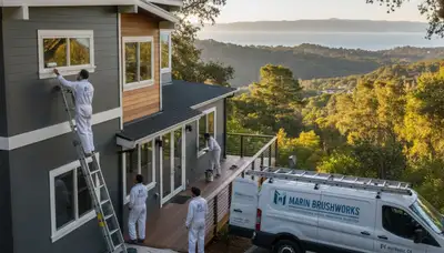 Berkeley, CA house painters providing professional interior and exterior painting services