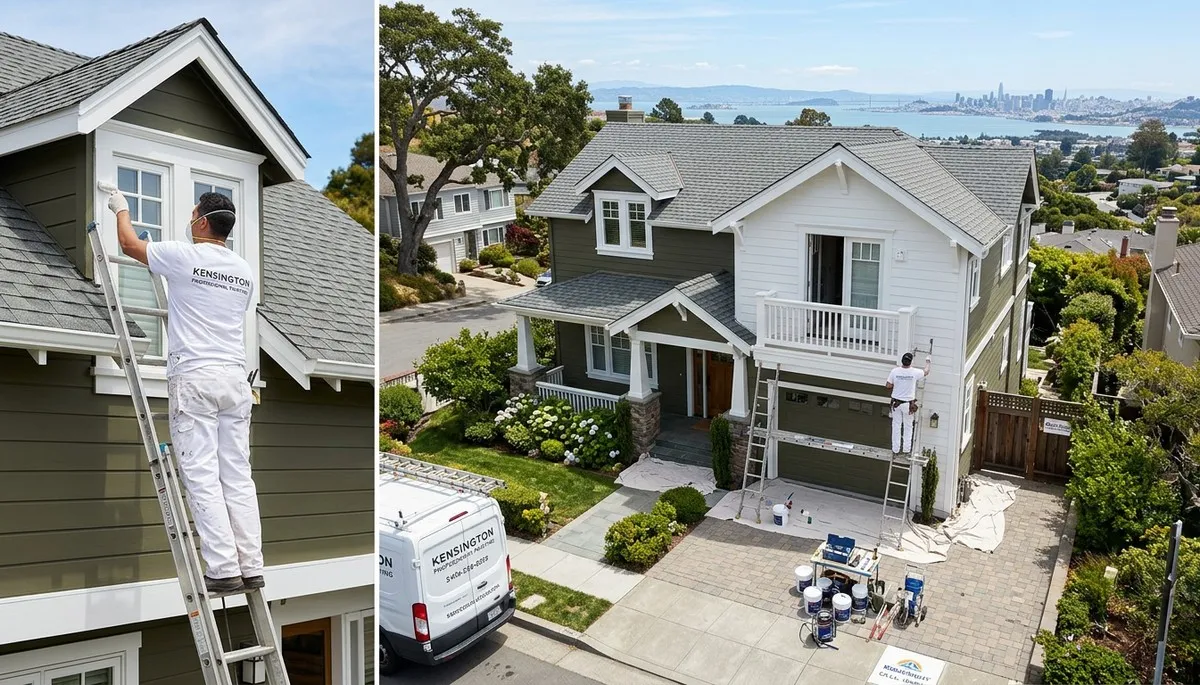 Professional house painters in Berkeley CA providing expert exterior painting services