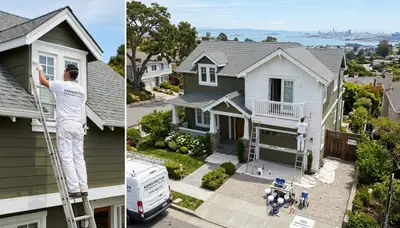 Professional house painters in Berkeley CA providing expert exterior painting services