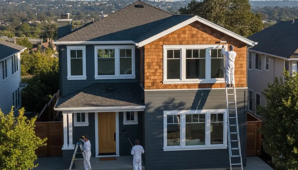 Professional house painters in Berkeley, CA providing expert residential exterior painting services