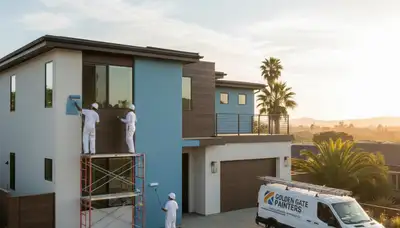 Berkeley, CA house painters providing professional exterior and interior painting services