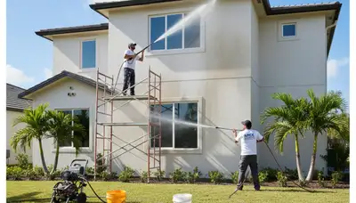 Professional pressure cleaning for homes in Berkeley, CA by expert house painters