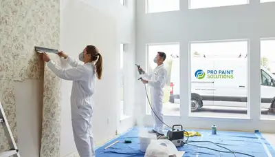 Professional wallpaper removal and wall prep by house painters in Berkeley, CA
